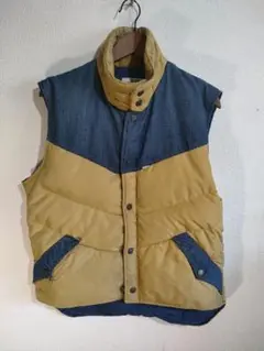 リーバイス●ダウンベスト L スキーリーバイス 70sモデル オレンジ Levi's - 70's スキーリーバイス ヴィンテージ ダウンベスト