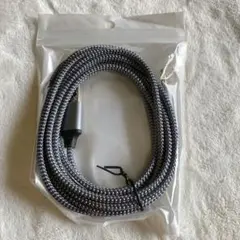 USB to 6.35mm ステレオ 標準 プラグケーブル グレー 2m