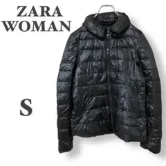 ZARA ザラ ウーマン♡ダウンジャケット フェザー 無地 人気 黒 フード