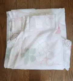 NITORI レースプリモ 花柄カーテン2枚　刺繍