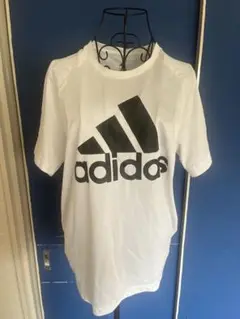 adidas climalite ホワイトTシャツ
