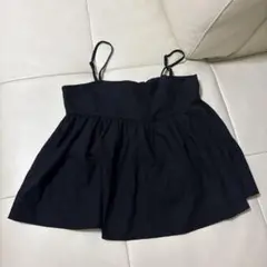 黒いフレアビスチェ