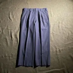 90s VINTAGE UNKNOWN ワイド　ストライプ　スラックス　L相当