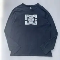 DC SHOES 長袖カットソー ロンT デカロゴ　グランジ　古着