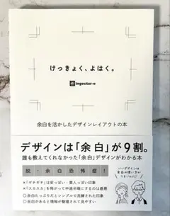 けっきょく、よはく。余白を活かしたデザインレイアウトの本