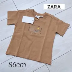 【新品】ZARA baby ザラ　刺繍Tシャツ　86cm