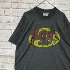 USA製90sヴィンテージTシャツ！シングルステッチ　グレー半袖古着　L710