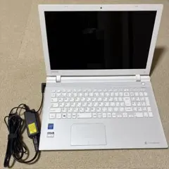 ジャンク品TOSHIBA dynabook ホワイト ノートPC 本体
