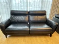 【美品】ニトリ ３人掛け電動リクライニングソファ　アネーロ