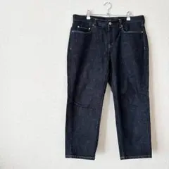 ゾゾタウン　デニム　ジーンズ　パンツ　濃ゆい　青　コットン