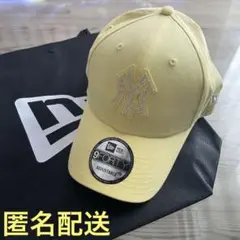 ニューエラ　9FORTYRHINESTONE キャップ　ベビーイエロー新品