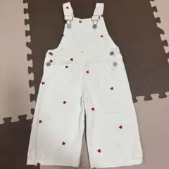 ハートのオーバーオール