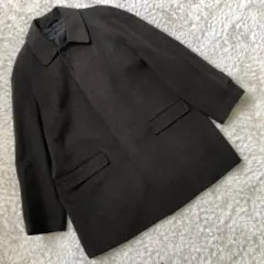 《 AQUA BLUES 》メンズ カシミヤ ウール コート Ｌサイズ グレー