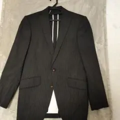 PERSON'S FOR MEN グレー ストライプ セットアップ　洋服の青山