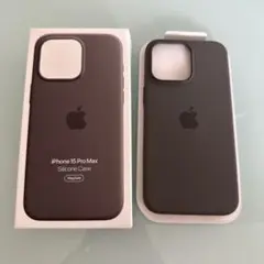 iPhone 15 Pro Max シリコンケース ダークグレー