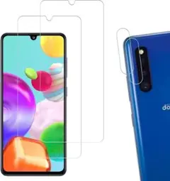 ⭐️ Galaxy A41 画面フィルム2枚 + カメラフィルム 2枚