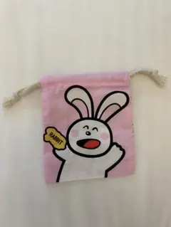 たべっ子どうぶつland ウサギ巾着