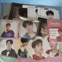 seventeen ホシ　セット　缶バッジ　コースター　トレカ
