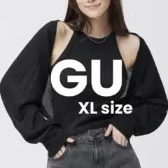GU ジーユーブラック ボレロ 黒カーディガン