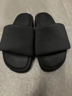 Y-3 ブラック スリッパ サンダル 23.5