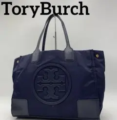 ToryBurch トリーバーチ トートバッグ ハンド ネイビー おしゃれ