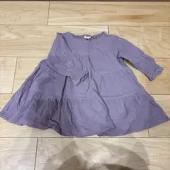 アミング　パープル ワンピース 80サイズ