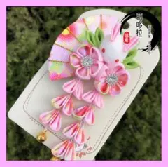 【新品*未使用】髪飾り 着物女の子*七五三・卒園式・成人式・卒業式 ピンク