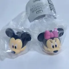 ガチャ　ディズニー　ファッションリングロイヤルクリア　ミッキー　ミニー