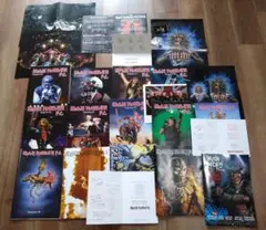 【超貴重！】初期IRON MAIDEN  直筆サイン入りハンカチ(^_−)−☆ Iron Maiden = アイアン・メイデン – Iron Maiden = 鋼鉄の処女