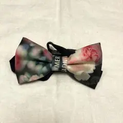花柄 100%ハンドメイド ボウタイ