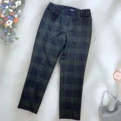 《KEITH》 ブリティッシュスタイルスラックス 40 ウール チェック柄