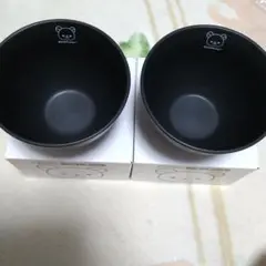 お買い得！リラックマ×LAWSON 黒 茶碗 【2個セット】