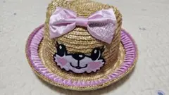 EARTHMAGIC マフィちゃん 麦わら帽子