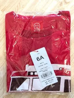 【新品タグ付き未使用】オジコ 金太郎 半袖Tシャツ 6A 赤