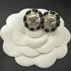 CH2 ヴィンテージシャネルCHANELボタン ココマーク ピアス