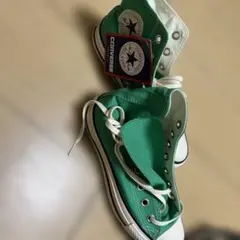 CONVERSE ALL STAR グリーン ハイカットスニーカー