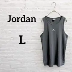 即日発送！Jordan【L】ノースリーブ Tシャツダークグレーバスケスポーツ