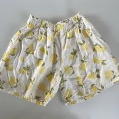 レモン柄 半ズボン 120サイズ
