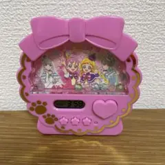 わんだふるぷりきゅあ　時計　プリキュア　ピンク　アラーム　めざまし