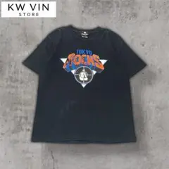 セール中‼️【00s】バスケ スポーツ￤プリント 両面￤Tシャツ￤M￤ブラック