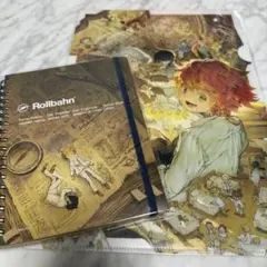 白井カイウ　出水ぽすか　約束のネバーランド展　クリアファイル　ロルバーン　限定