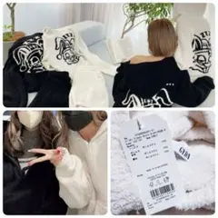 【新品】 GYDA ジェイダ Sleepy Bunny パーカー ノベルティ 白