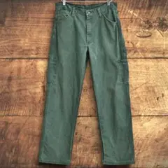 Bulwark FR　ダック ペインターパンツ　グリーン系　W34　ワークパンツ