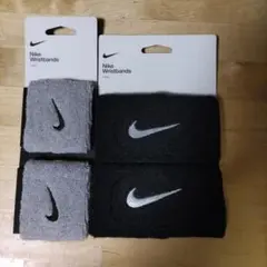 Nike リストバンド 2個セット グレー ブラック