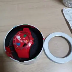 Coca-Cola TEAM 腕時計 レッド