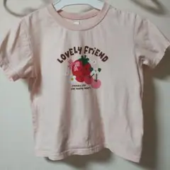 上のみ　イチゴプリント パジャマ 120サイズ