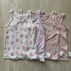 ユニクロ コットンメッシュタンクトップ サイズ90