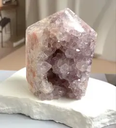 《花結晶♡》ピンクアメジストタワー　めちゃかわ♡