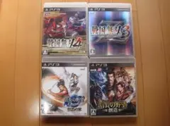 ＰＳ３ソフト４枚セット　戦国無双４ 他