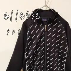 【レア】エレッセ ロゴ総柄 トラックジャケット レディースM